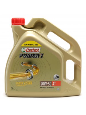 Castrol Power 1 4T 20W-50 Motorrad Motoröl 4l Kanne